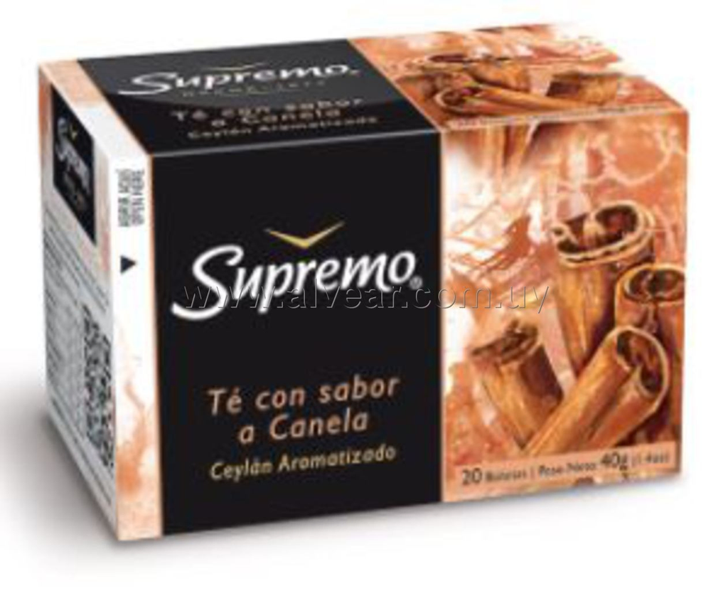 TE SUPREMO CANELA 20 SOBRES