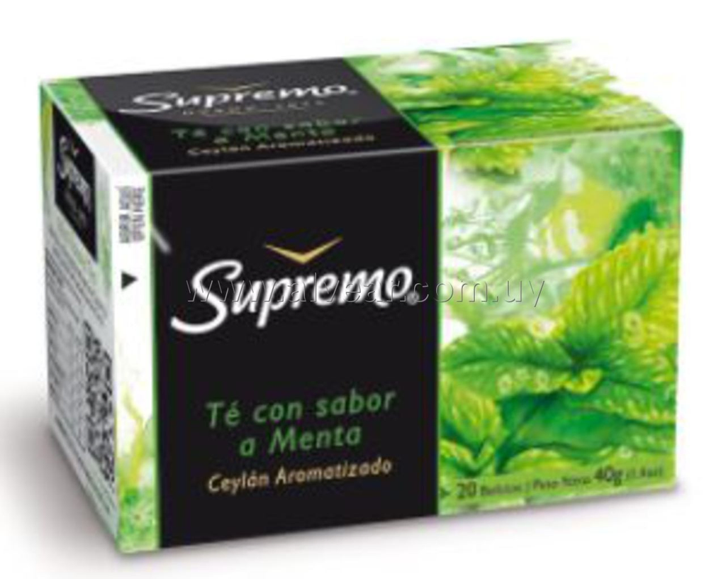 TE SUPREMO SABOR MENTA 20 SOBRES 22 %
