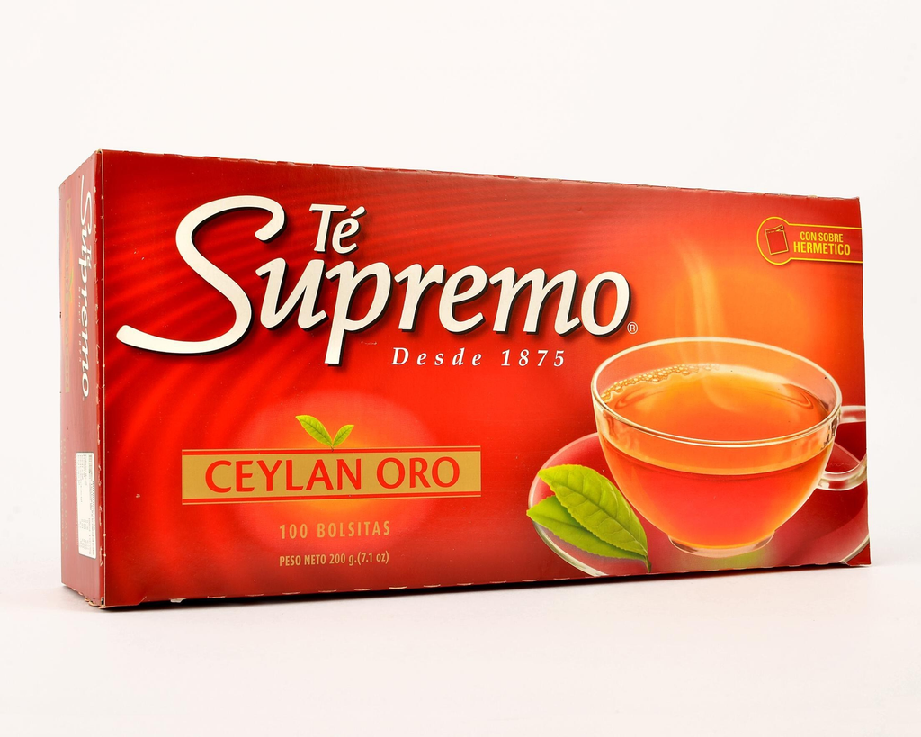 TE SUPREMO ORO CEYLAN 100 SOBRES