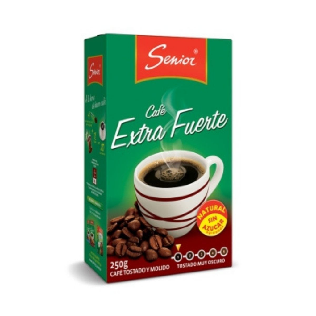 CAFE SENIOR EXTRA FUERTE 250 GR