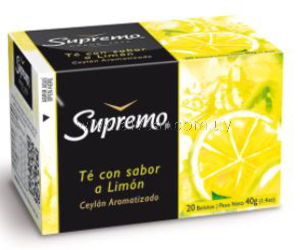 TE SUPREMO LIMON 20 SOBRES