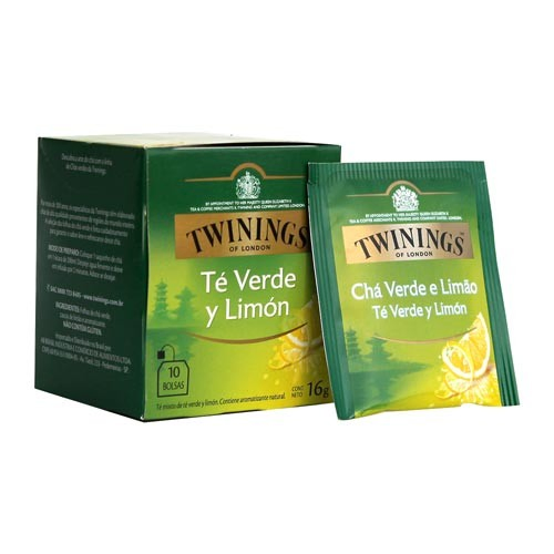 TE TWININGS GREEN LEMON 10 SOBRES
