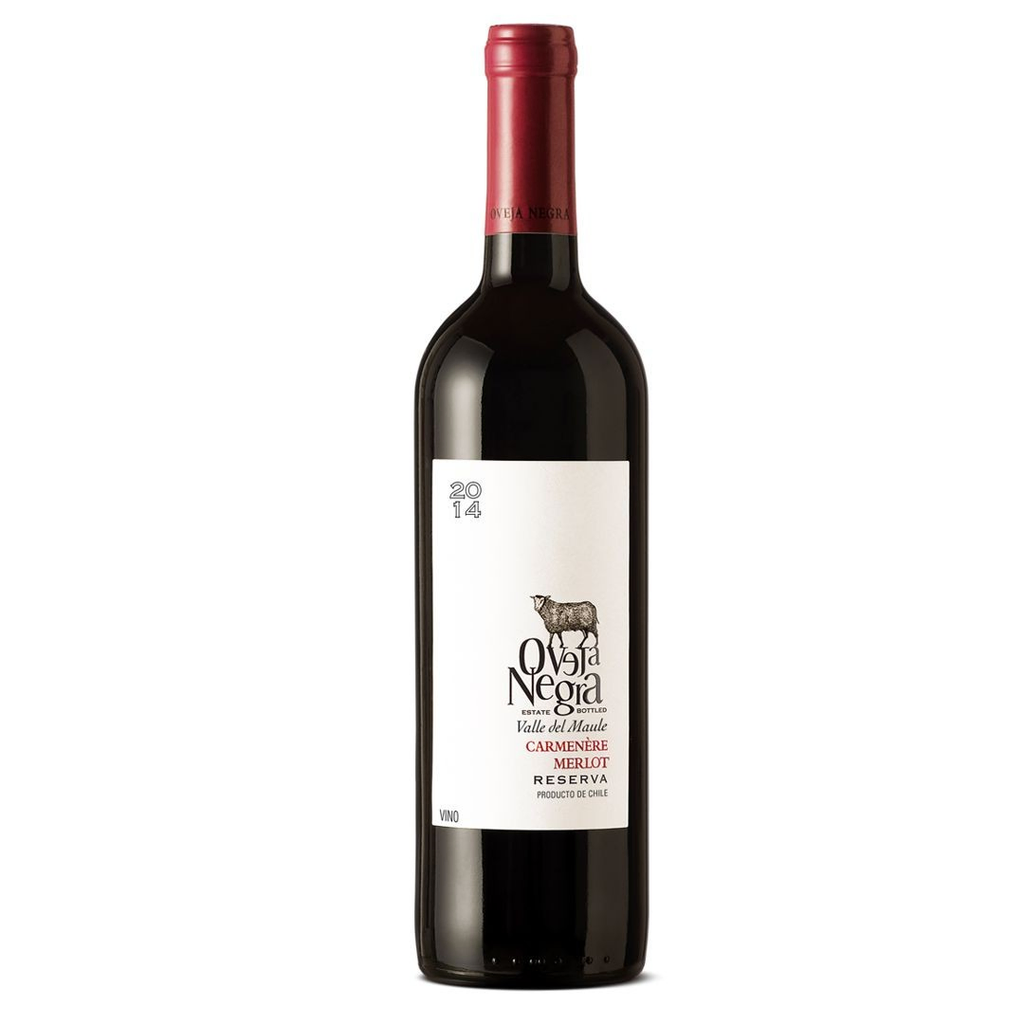 VINO OVEJA NEGRA CARMENERE MERLOT 750 ML