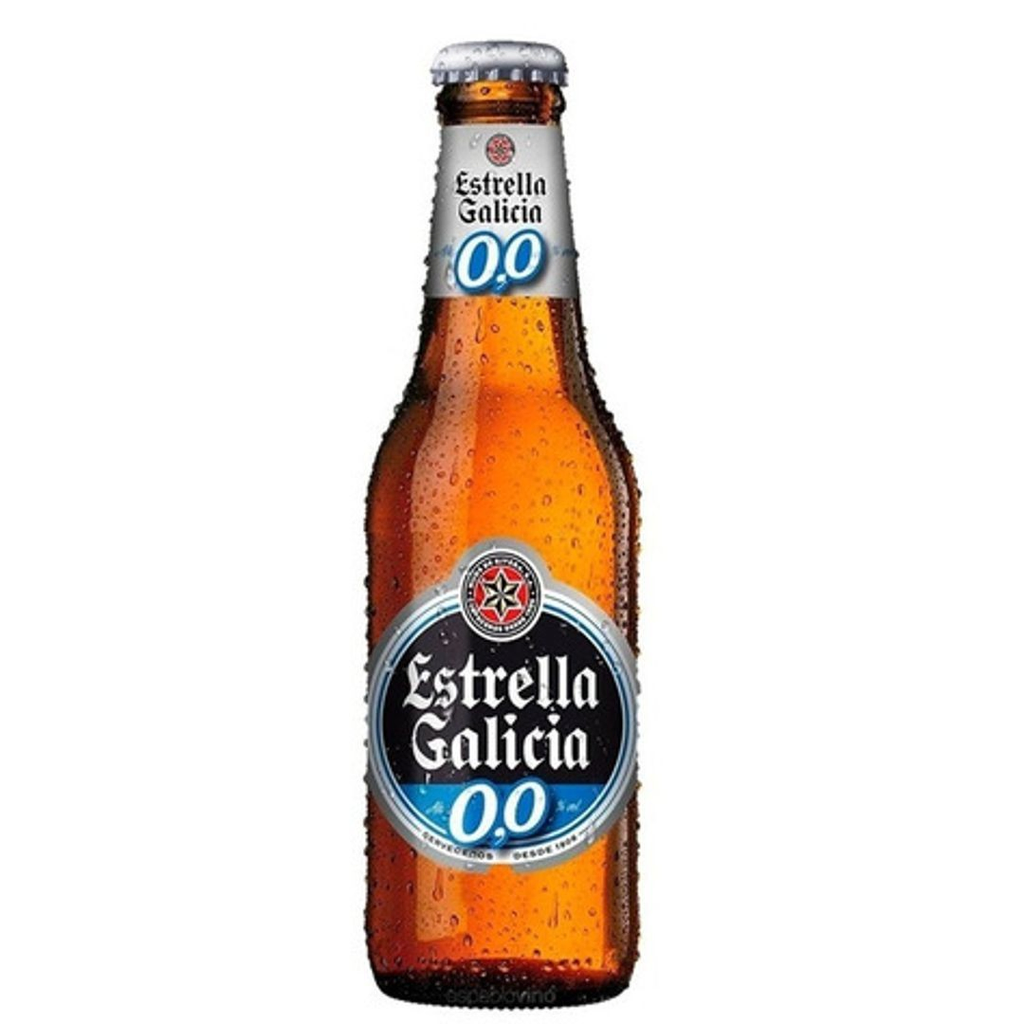 Cerveza estrella de galicia 0% alcohol 250 ml