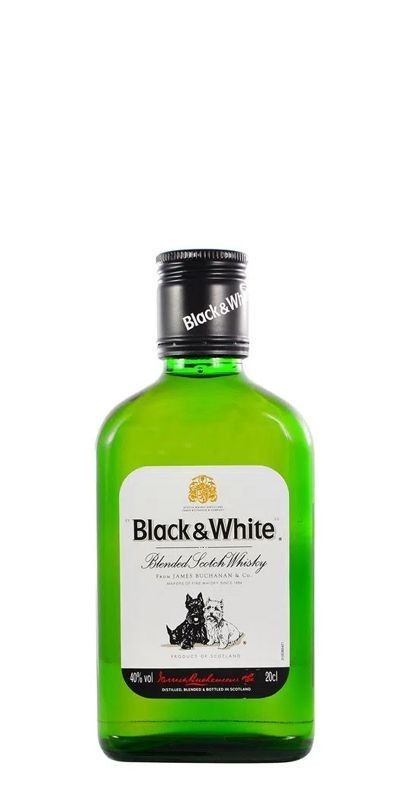 WHISKY BLACK & WHITE 200 ML
