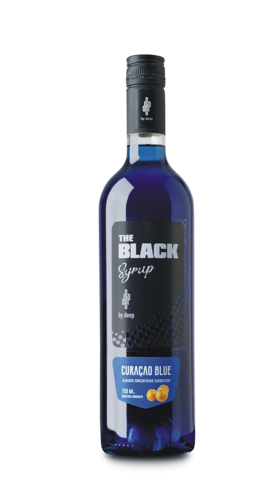 SYRUP DE CURACAO BLUE THE BLACK 750 ML