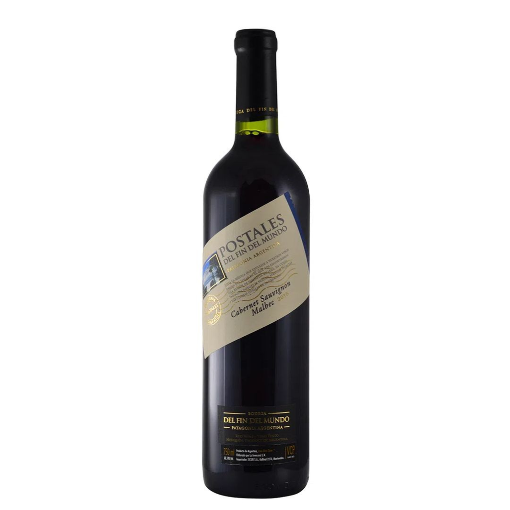 VINO POSTALES DEL FIN DEL MUNDO MALBEC 750 ML