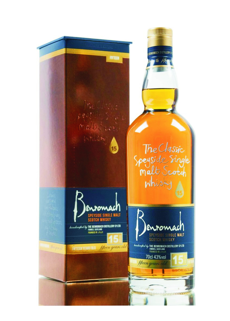 WHISKY BENROMACH SPEYSIDE 15 AÑOS 700 ML
