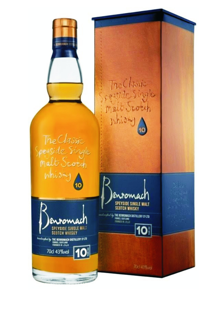 WHISKY BENROMACH SPEYSIDE 10 AÑOS 700 ML