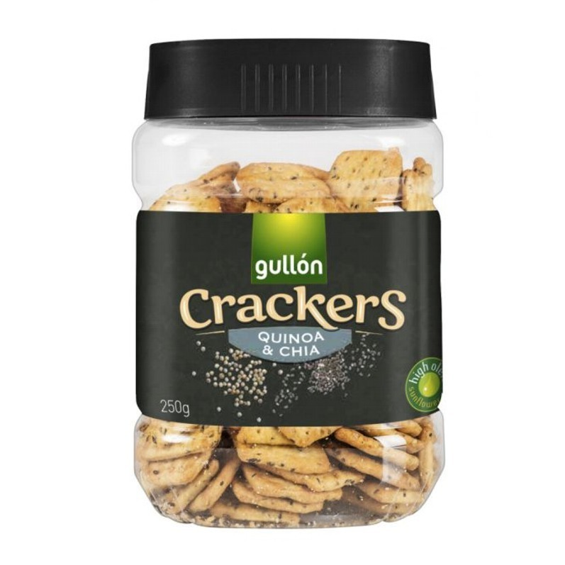 GALLETAS GULLON CRACKERS QUINOA Y CHIA 250 GR