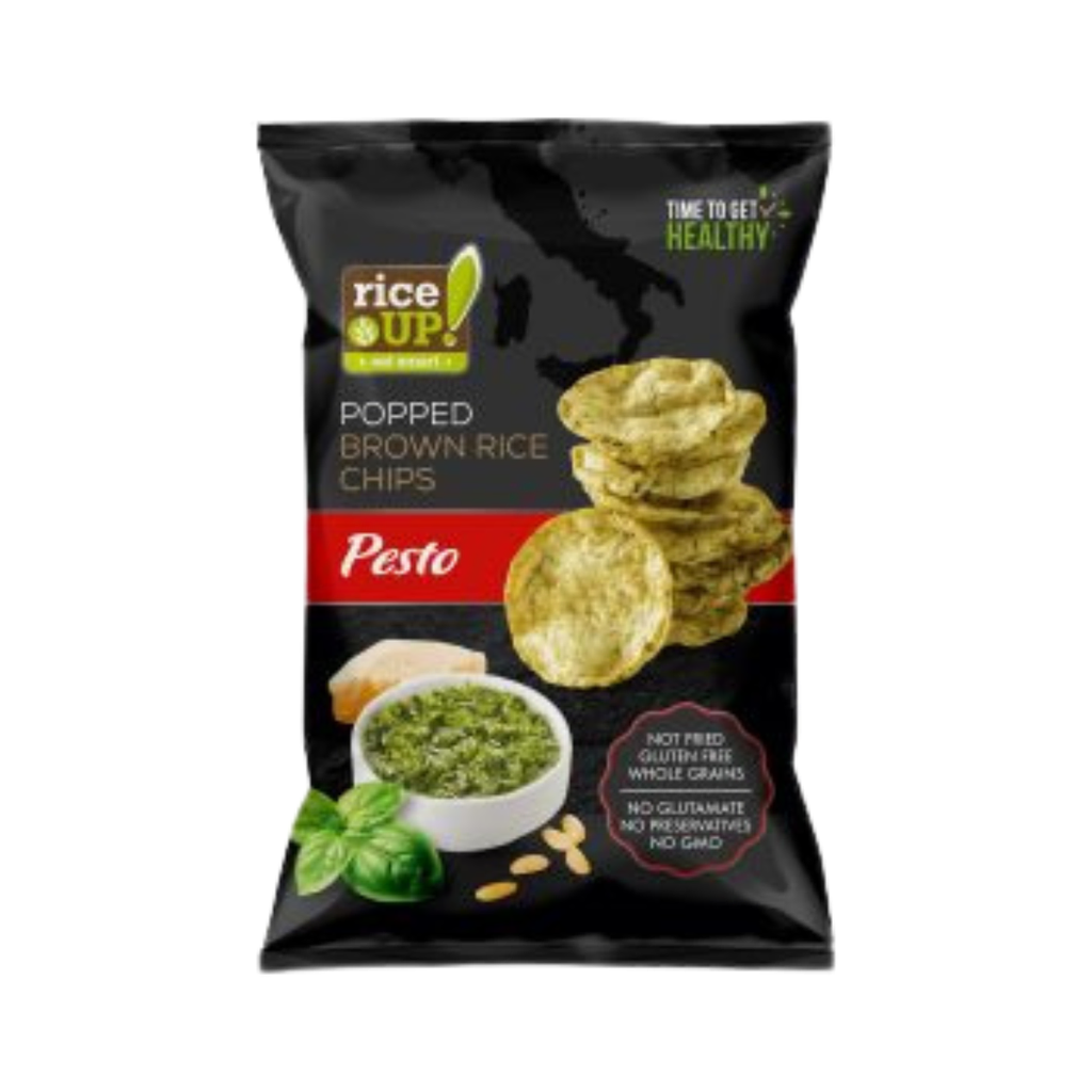 CHIPS RICE UP! PESTO 120 GR