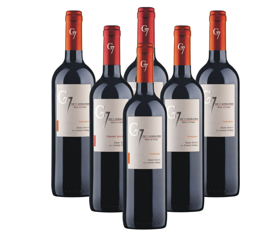 VINO G 7 CHILENO PROMO  X 6