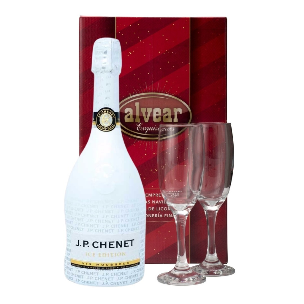 ESPUMANTE J.P. CHENET ICE DEMI SEC + 2 COPAS