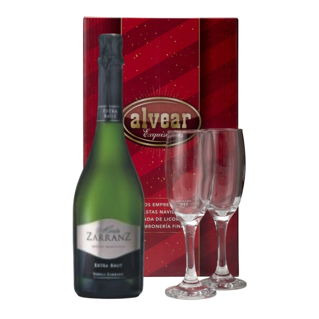 ESPUMANTE MARIA ZARRANZ EXTRA BRUT + 2 COPAS