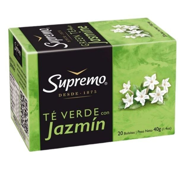 TE SUPREMO VERDE Y JASMIN 20 SOBRES