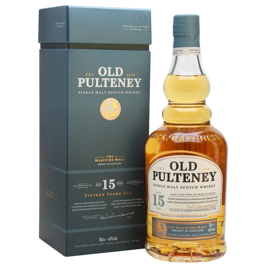 WHISKY OLD PULTENEY 15 AÑOS 700 ML