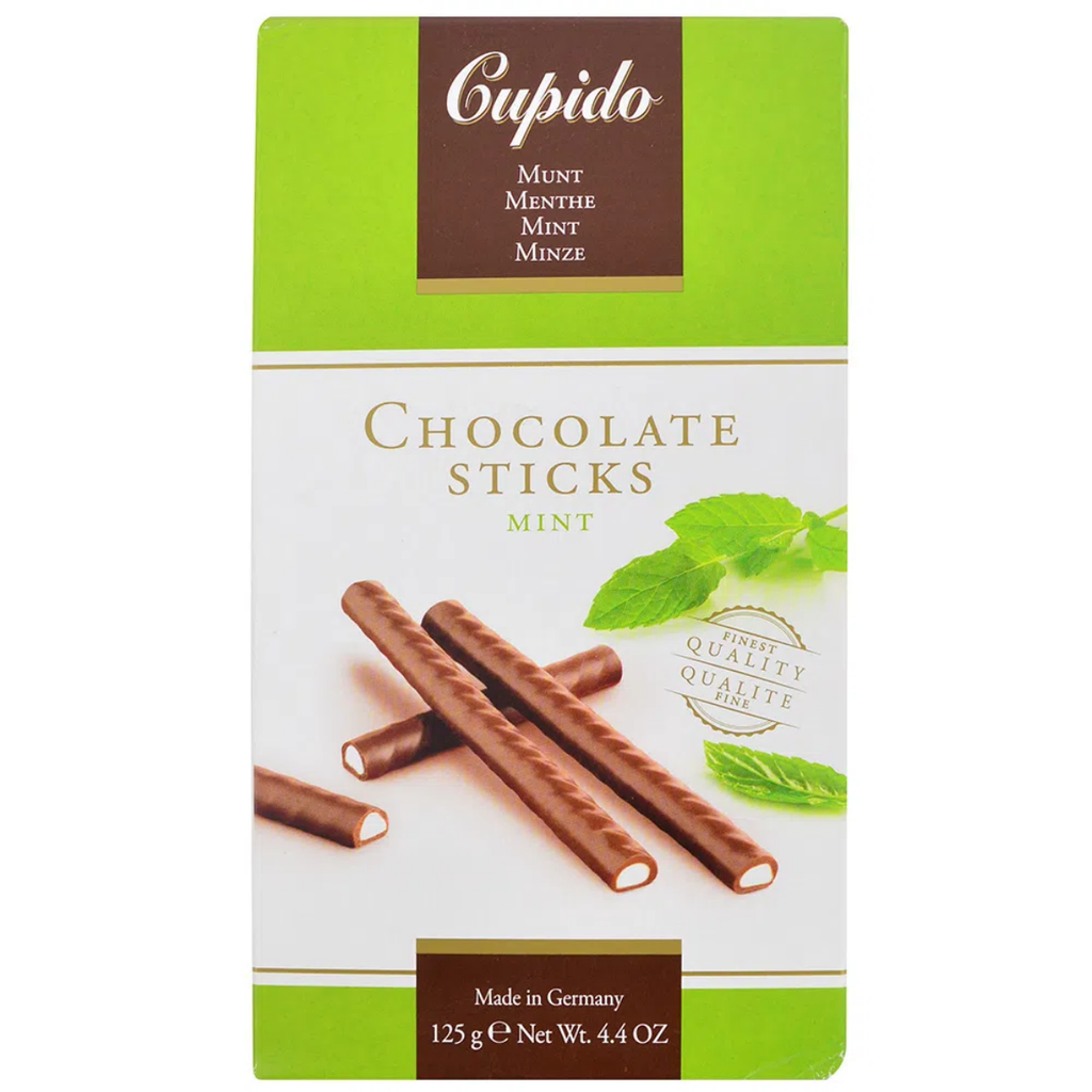 BOMBONERA CUPIDO STICKS MENTA 125 GR