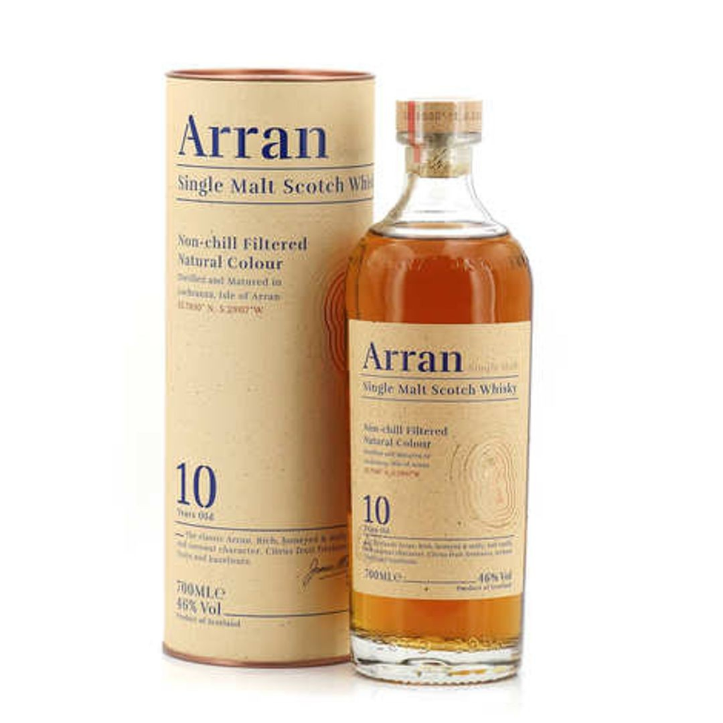 WHISKY ARRAN 10 AÑOS SINGLE MALT 700 ML