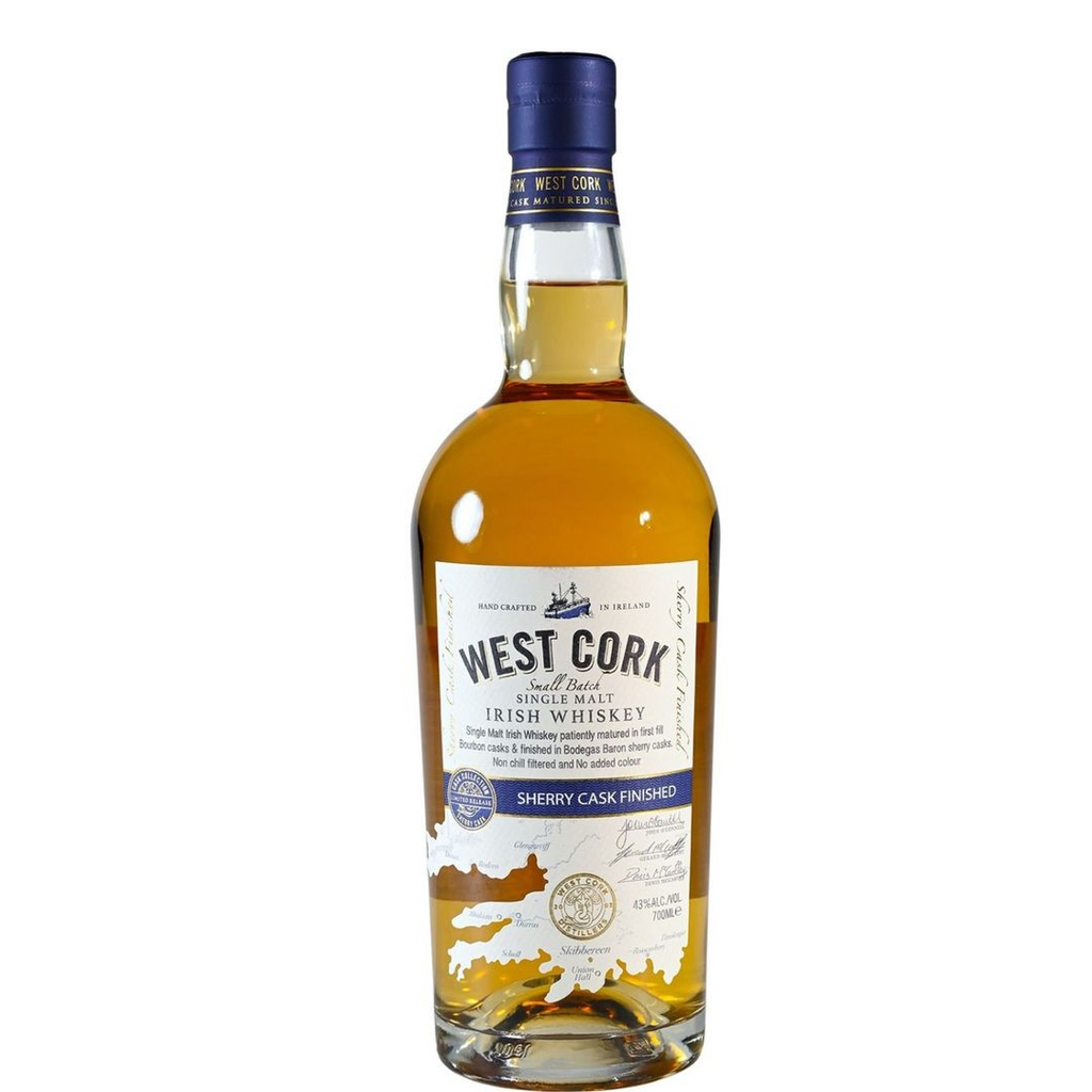 WHISKY WEST CORK SHERRY CASK IRLANDES SINGLE MALT 700 ML