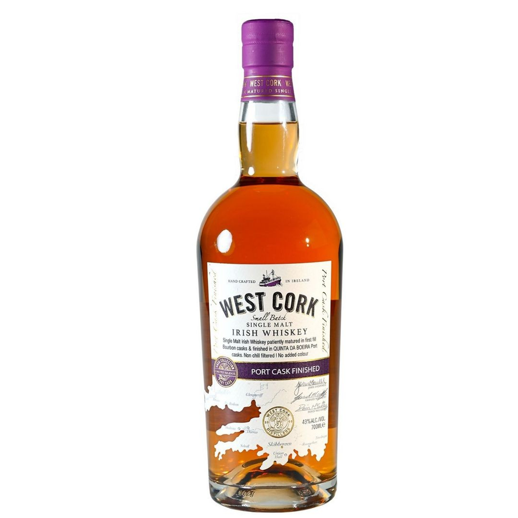 WHISKY WEST CORK PORT IRLANDES SINGLE MALT 700 ML