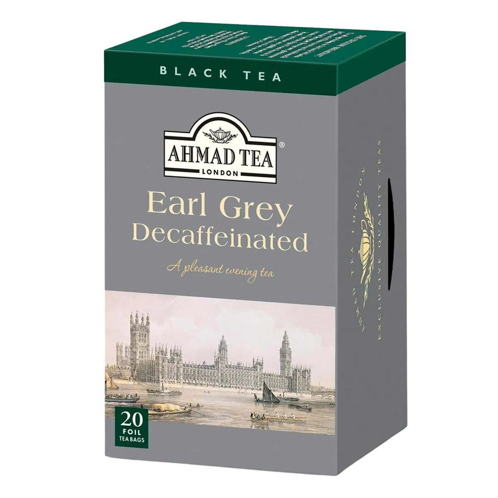TE AHMAD EARL GREY DESCAFEINADO 20 SOBRES