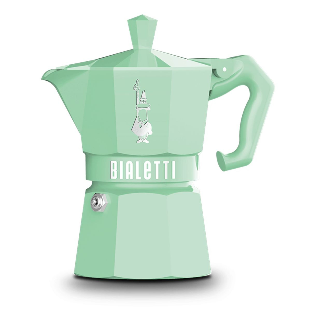 Cafetera bialetti moka exclusive green 6 tz