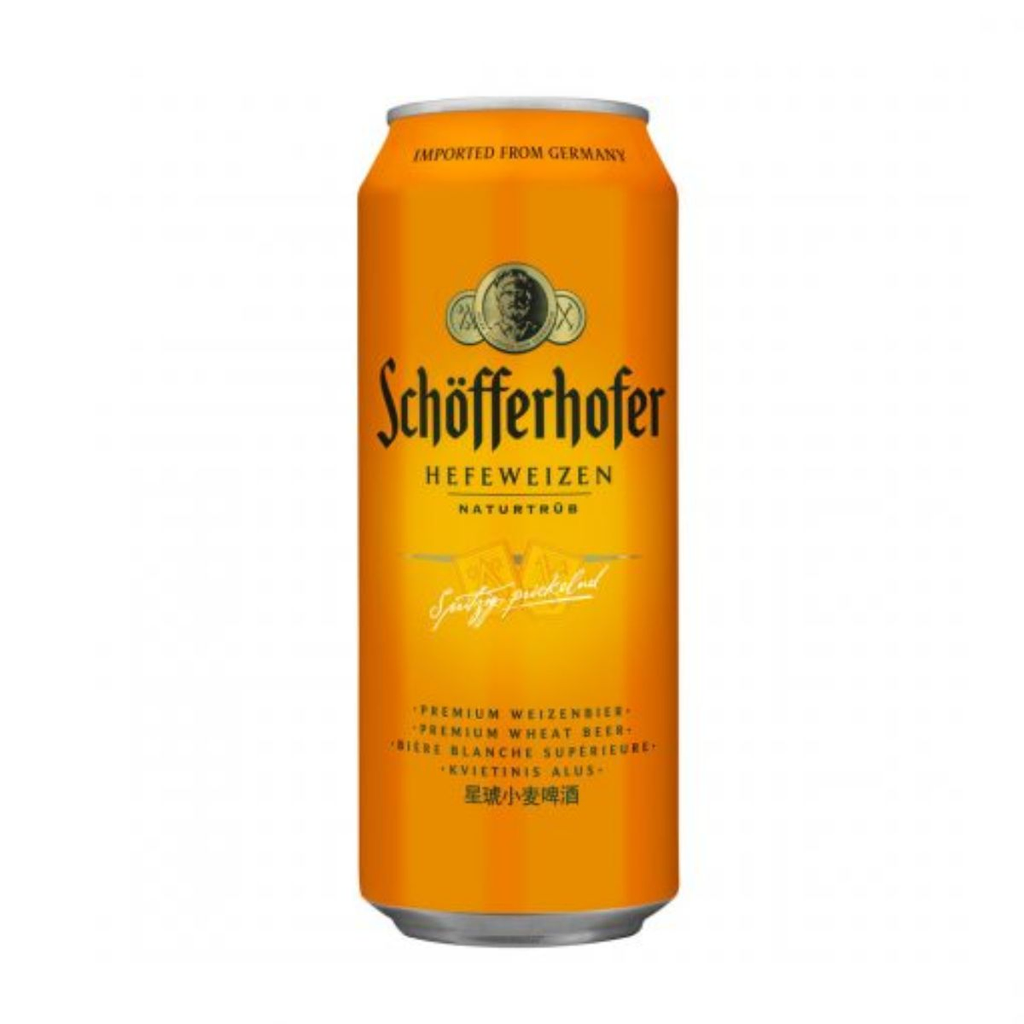 Cerveza schofferhofer 500 ml lata