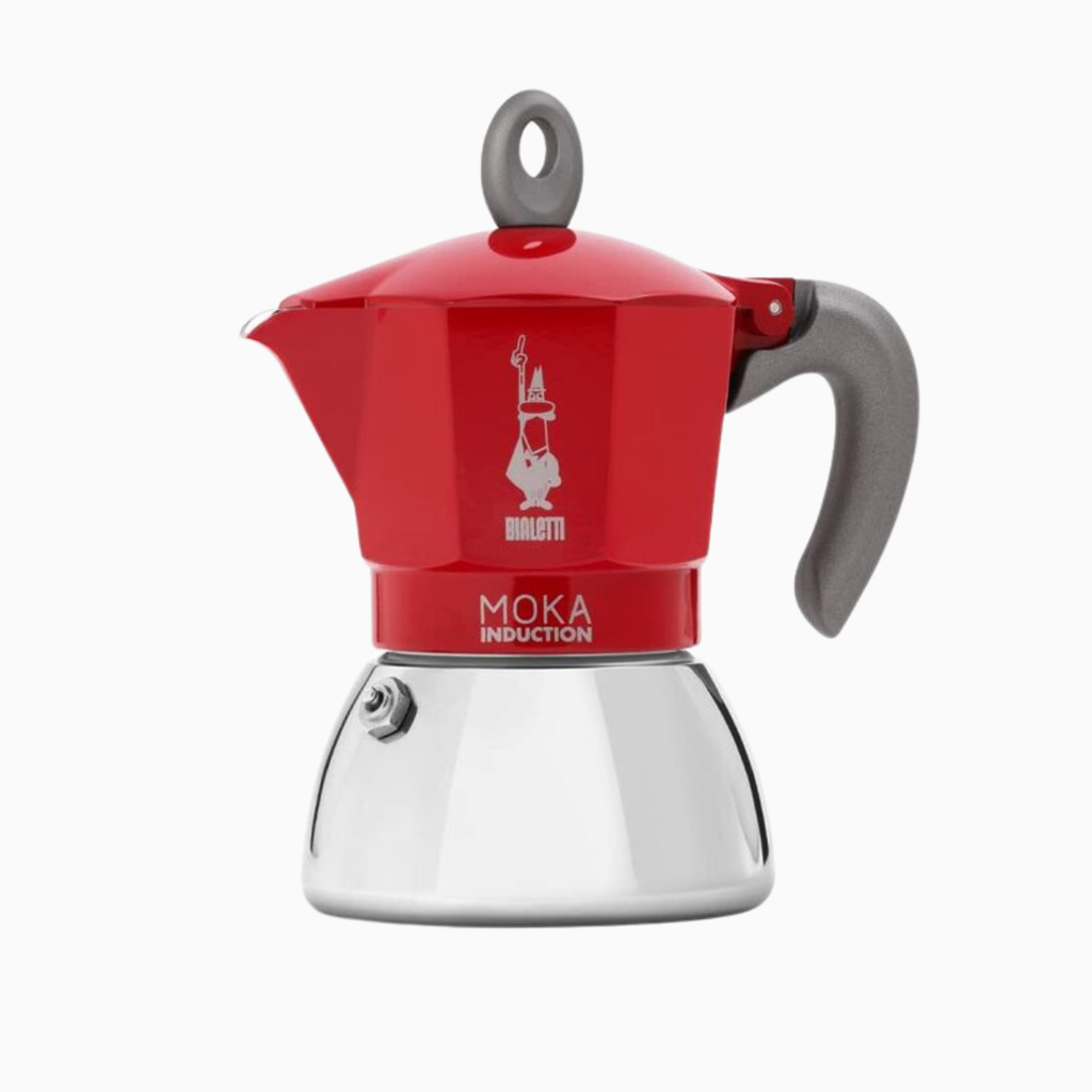 CAFETERA BIALETTI MOKA INDUCTION RED 4 TZ