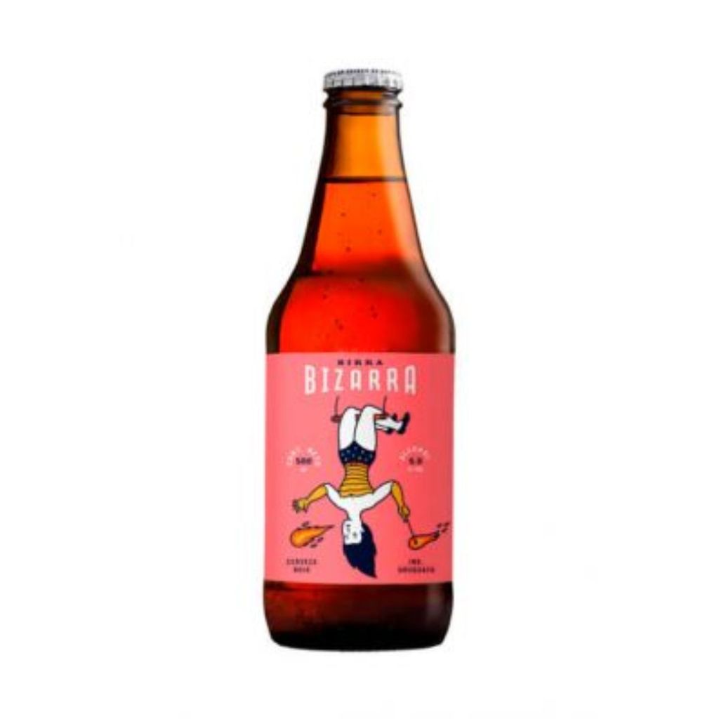 Cerveza bizarra amber ale rosada 500 ml