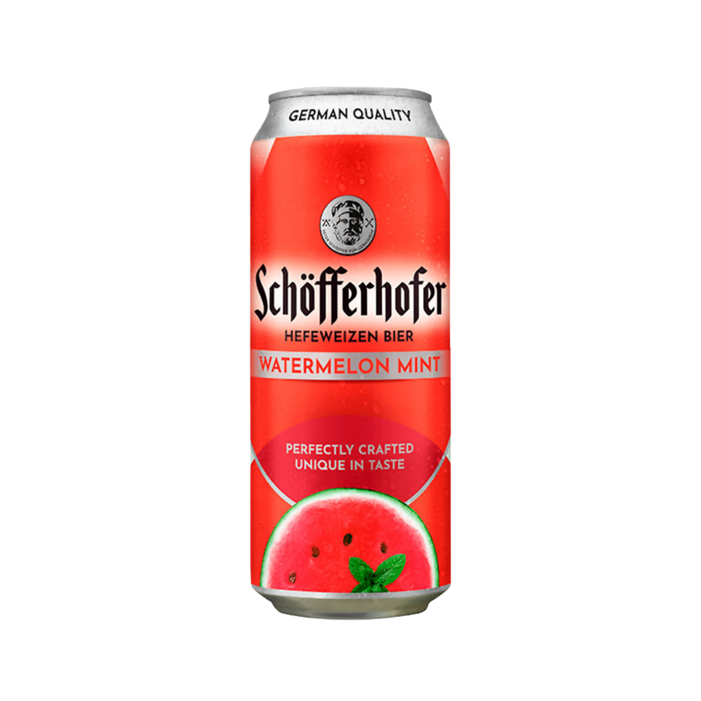 Cerveza schofferhofer sandia menta 500 ml lata