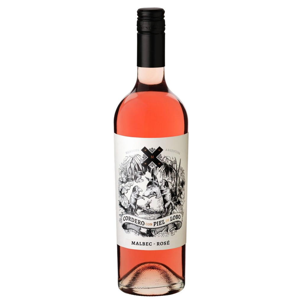 VINO CORDERO CON PIEL DE LOBO MALBEC ROSE 750 ML