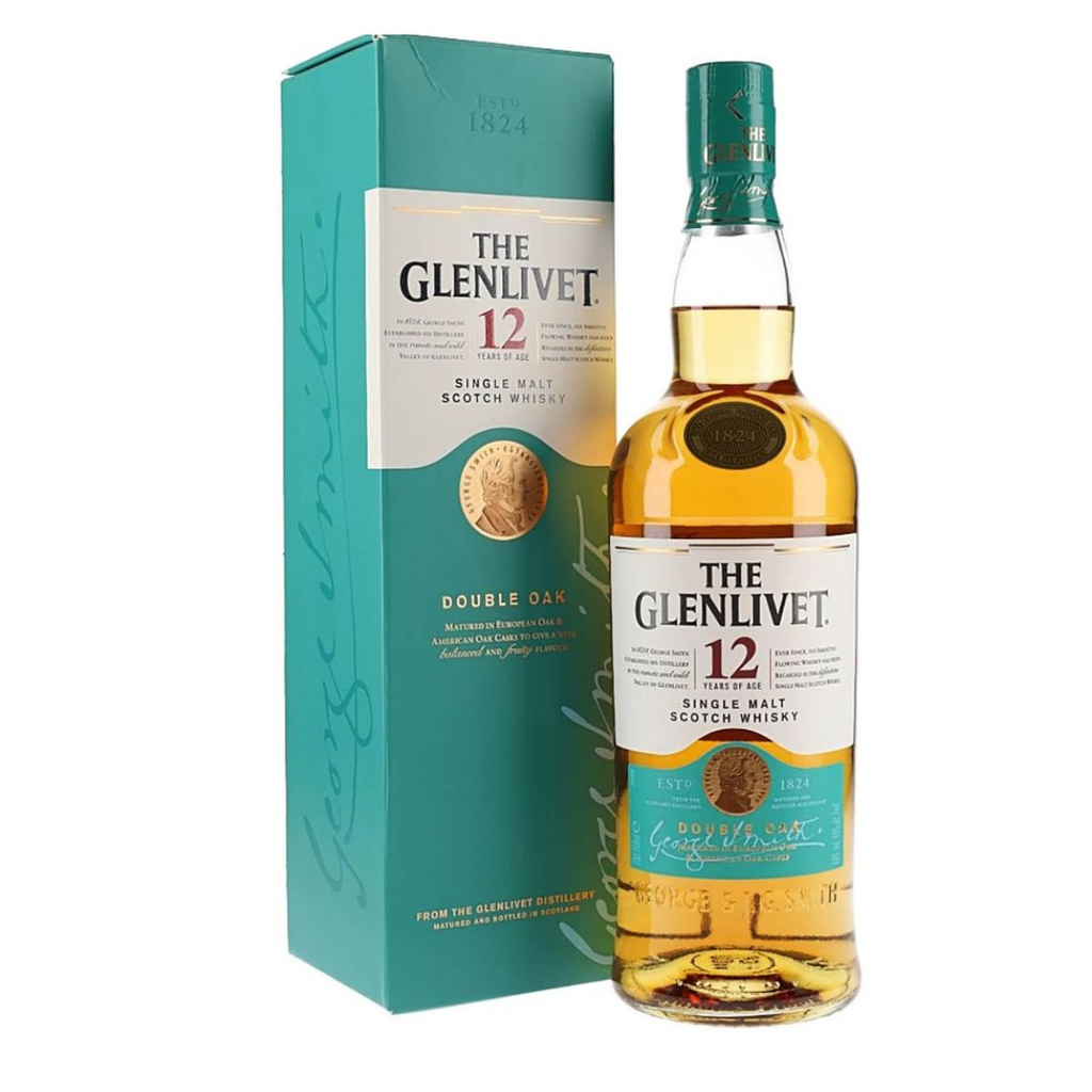 WHISKY GLENLIVET 12 AÑOS 750 ML