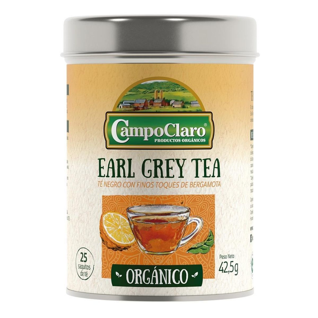 TE EARL GREY ORGANICO CAMPOCLARO 42.5 GR