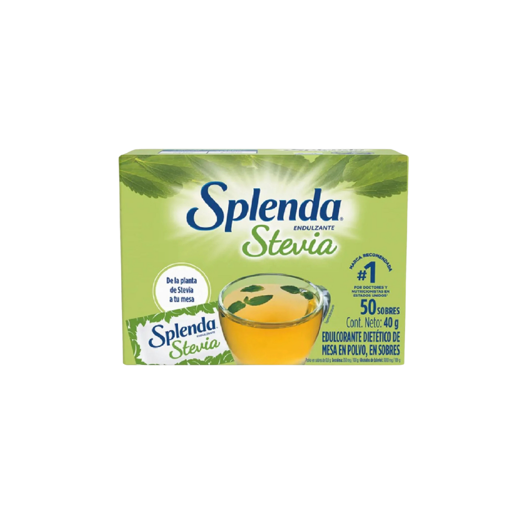 SPLENDA STEVIA 50 SOBRES
