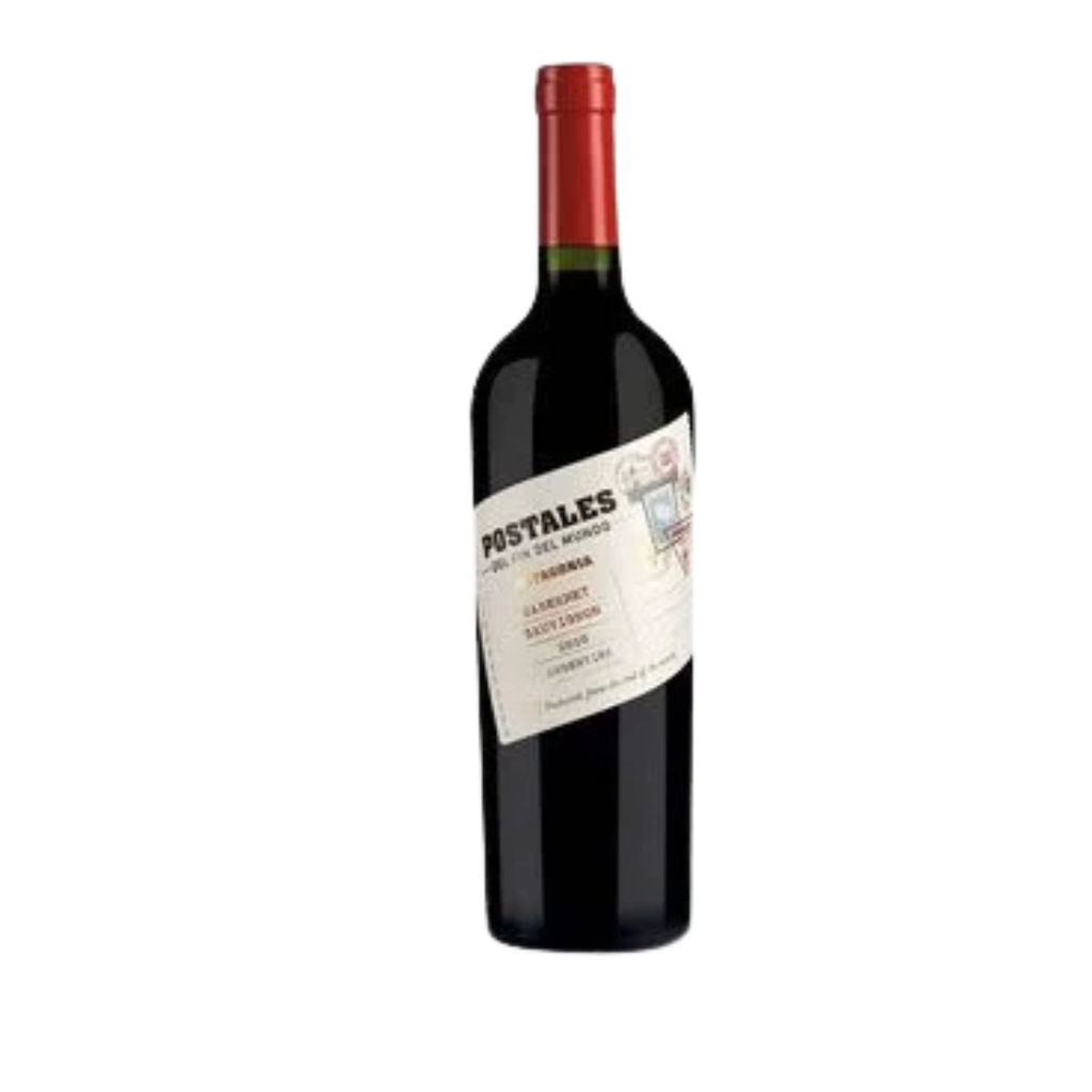 VINO POSTALES DEL FIN DEL MUNDO CABERNET SAUVIGNON 750 ML