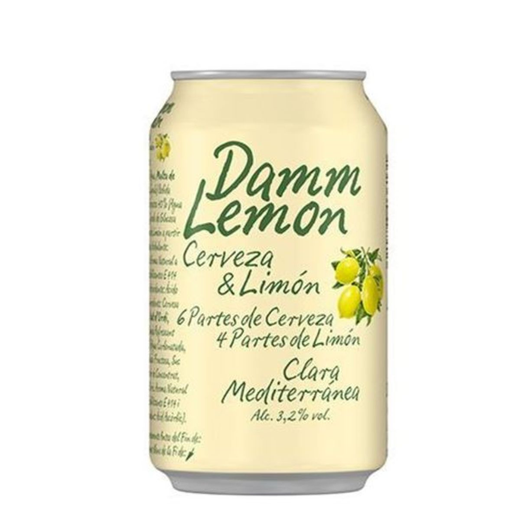 CERVEZA DAMM LIMON 330 ML LATA