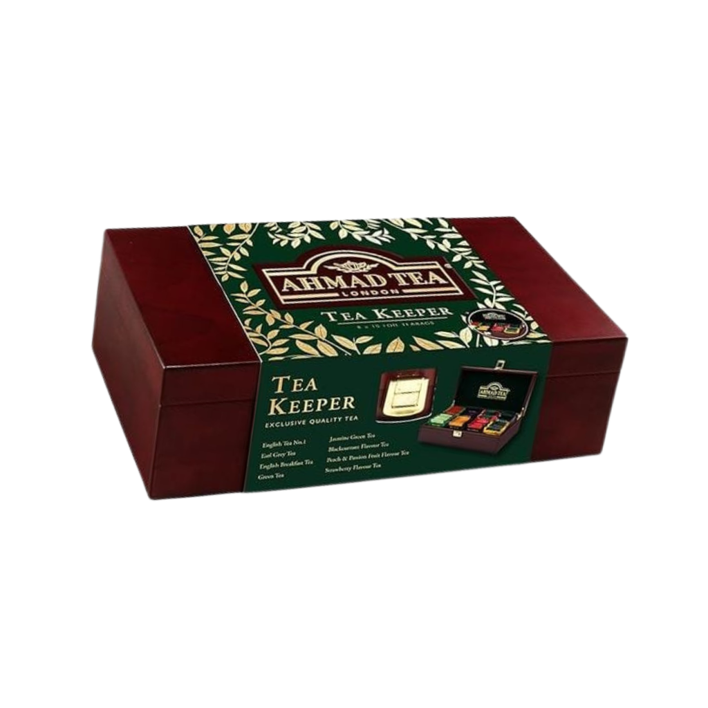 TE AHMAD CAJA DE MADERA 80 SOBRES