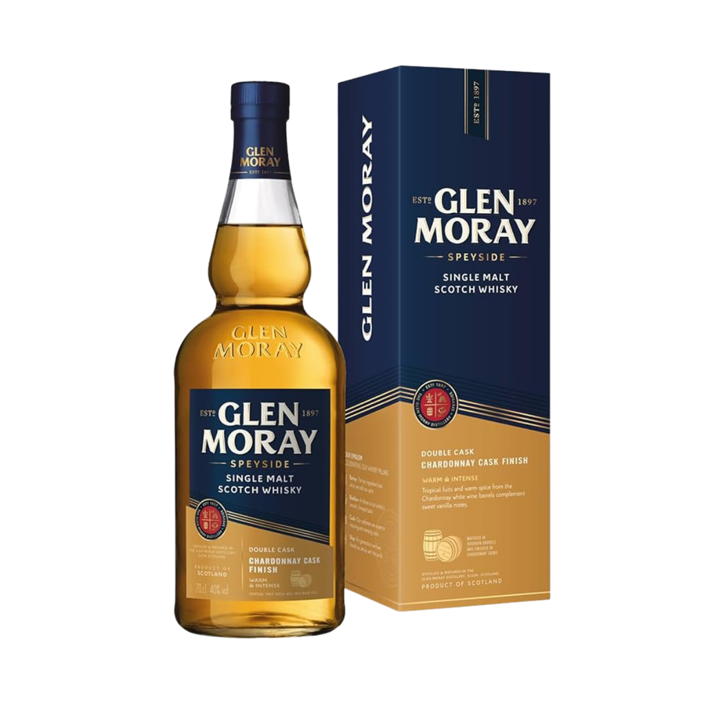 WHISKY GLEN MORAY CHARDONNAY SINGLE MALT 700 ML