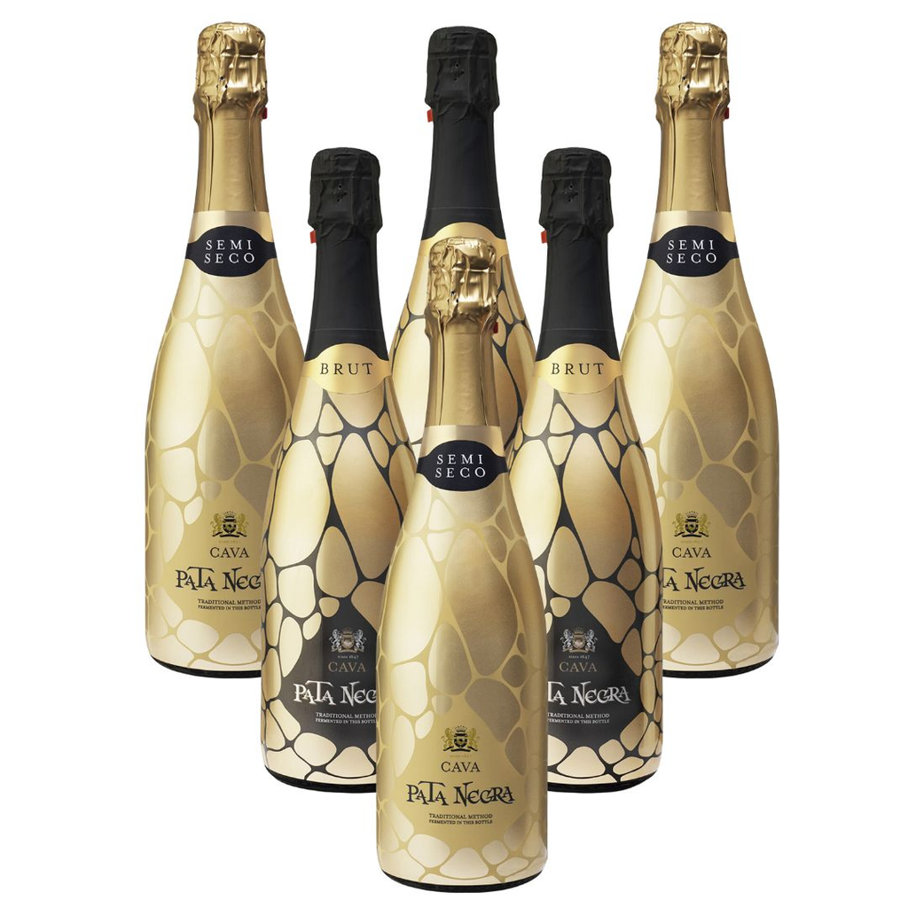 CAVA PATA NEGRA BRUT O DEMI SEC 750 ML X 6