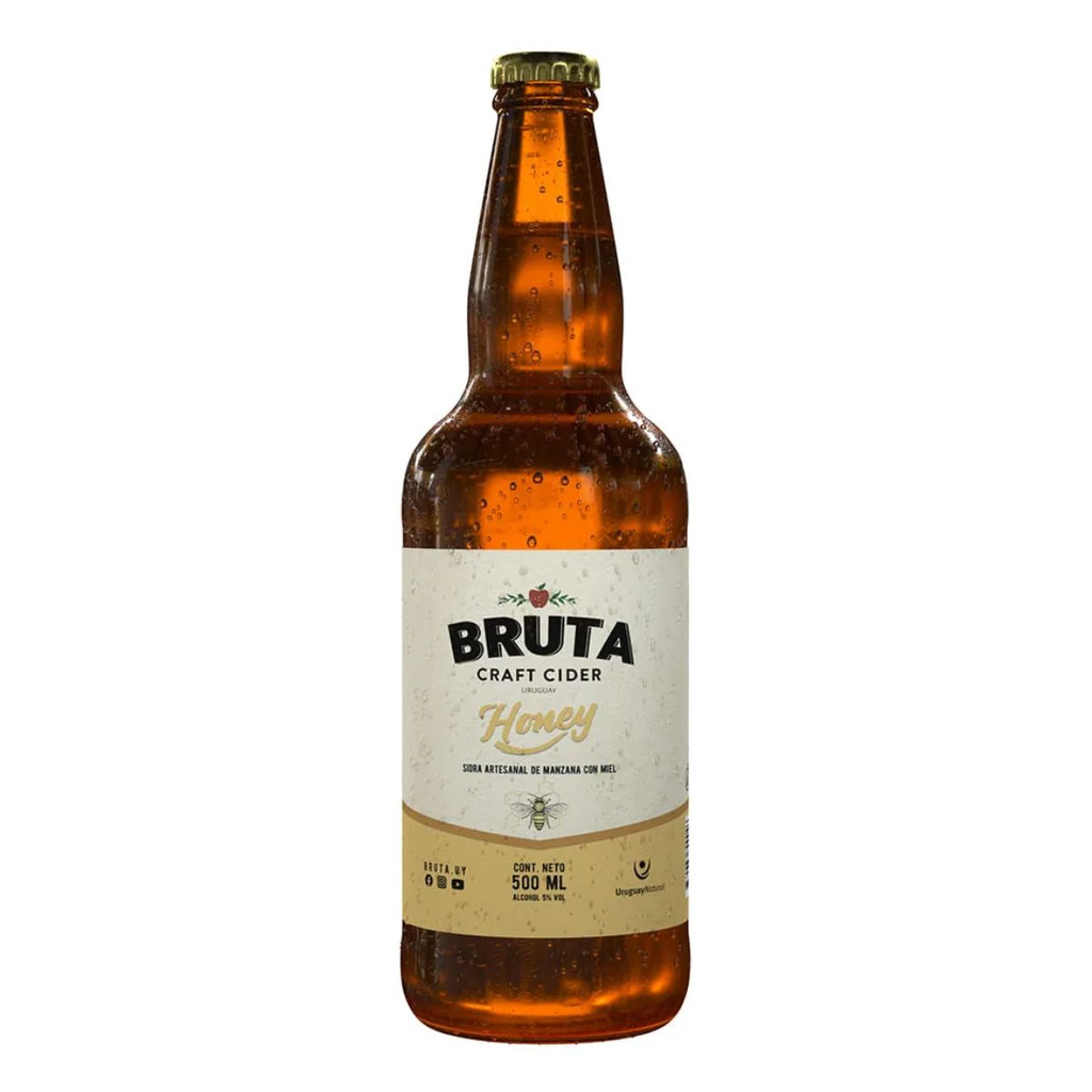 SIDRA BRUTA MANZANA Y MIEL 500 ML