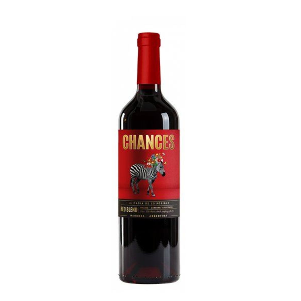 VINO CHANCES MALBEC CABERNET 750 ML