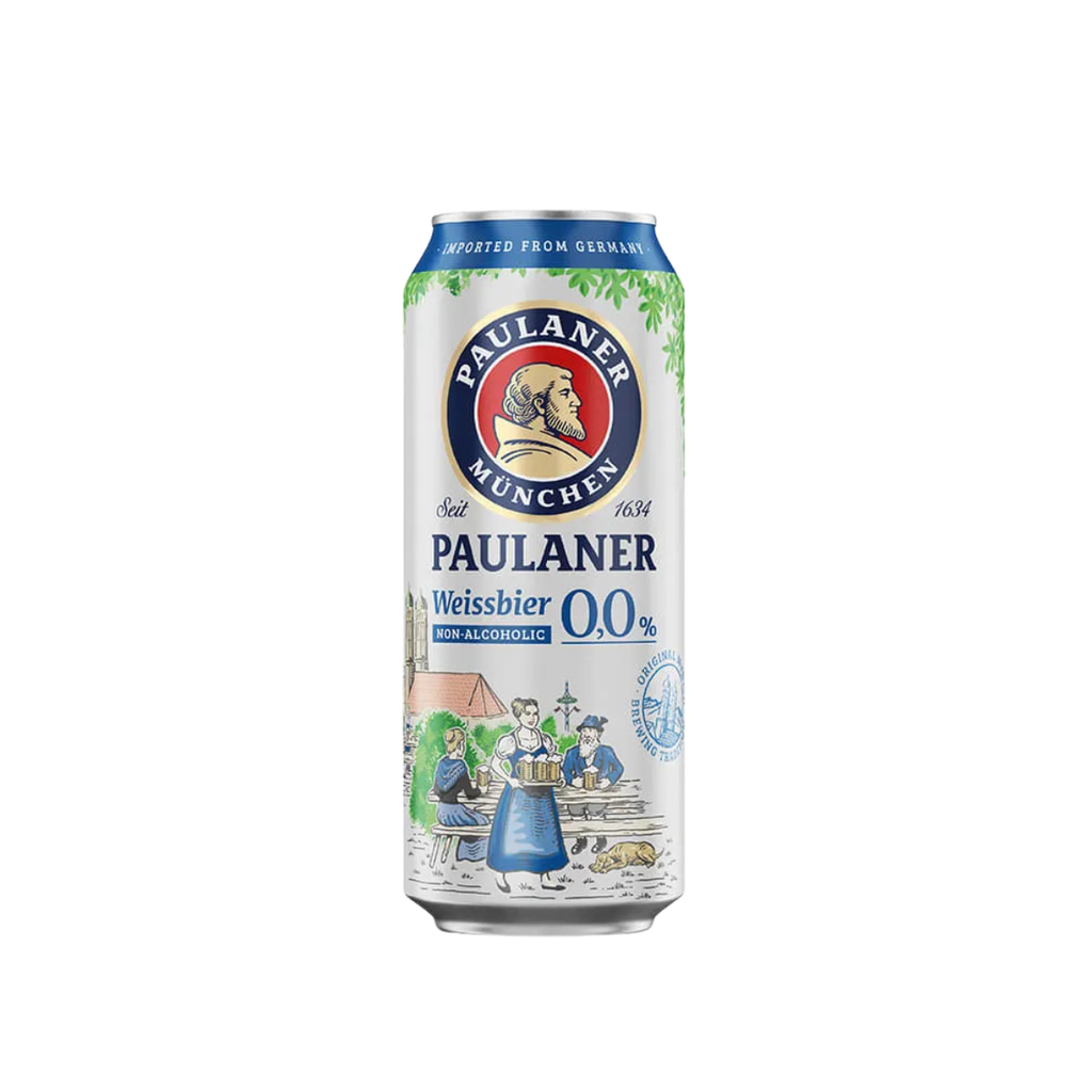 CERVEZA PAULANER SIN ALCOHOL 500 ML.