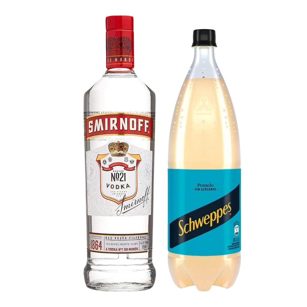 VODKA SMIRNOFF 750 ML + POMELO