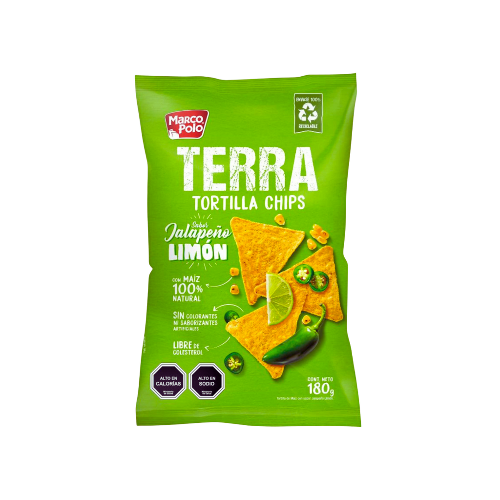 TORTILLAS MURKEN JALAPEÑO LIMON 180 GR