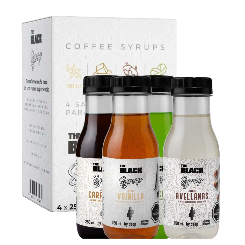 PACK THE BLACK SYRUP 4 X2 50 ML